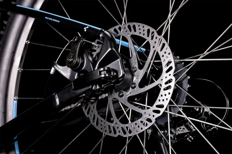 Cube Aim Hardtail Mountain Bike 2022 Black/Blue-5